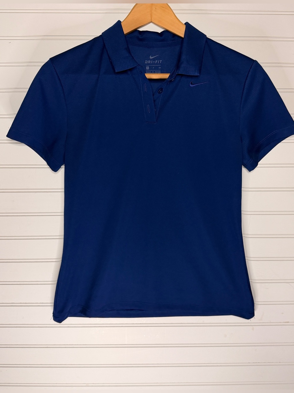 Nike Golf Dri-FIT Women's Blue Performance Polo Shirt Size Small S Athletic